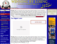 Tablet Screenshot of biggest-loser.com